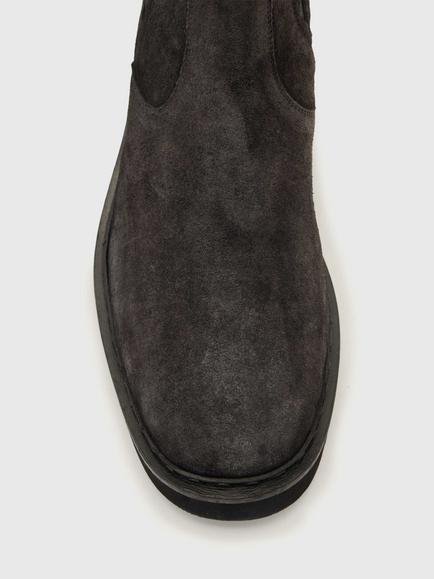 AllSaints Suede Chelsea Boots, Warm Grey - view 2, Warm Grey