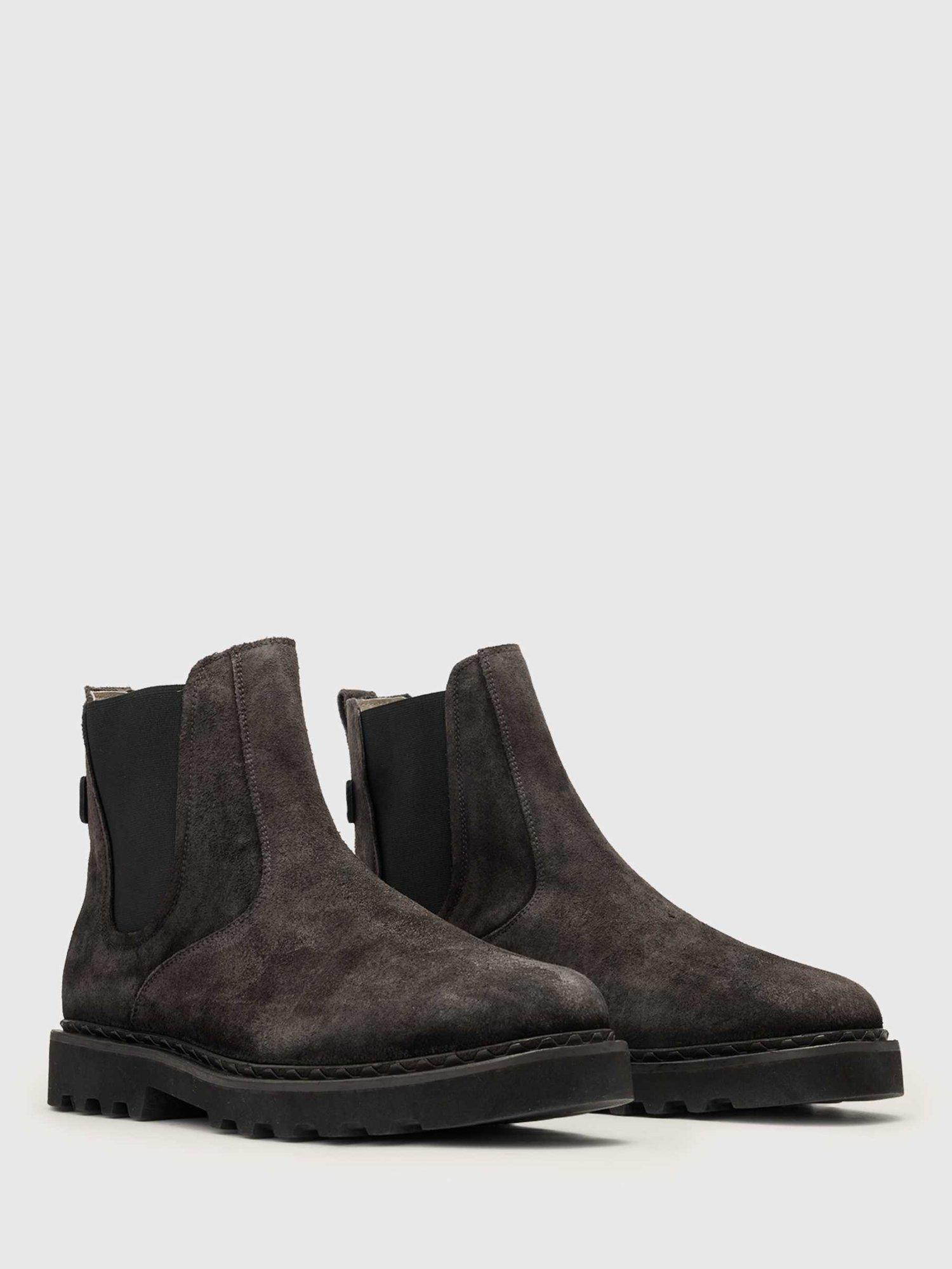 Product image 3 of 5, which shows AllSaints Suede Chelsea Boots, Warm Grey, EU44
