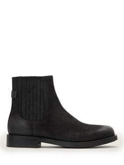 AllSaints Bloom Leather Chelsea Boots, Black, Black