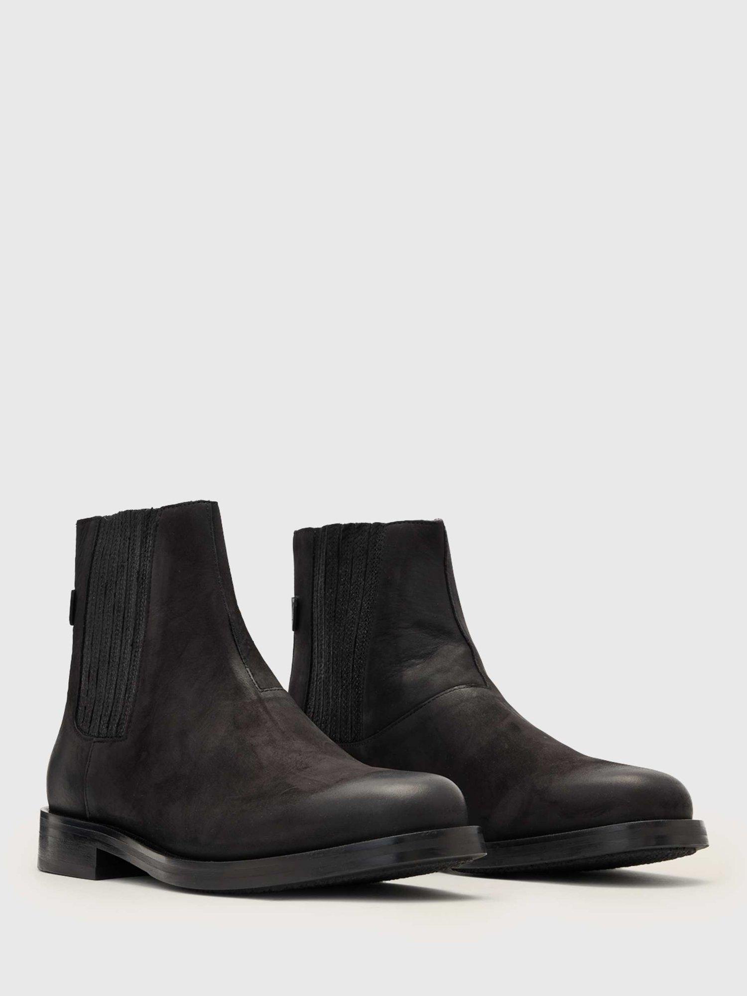Product image 3 of 5, which shows AllSaints Bloom Leather Chelsea Boots, Black, EU44