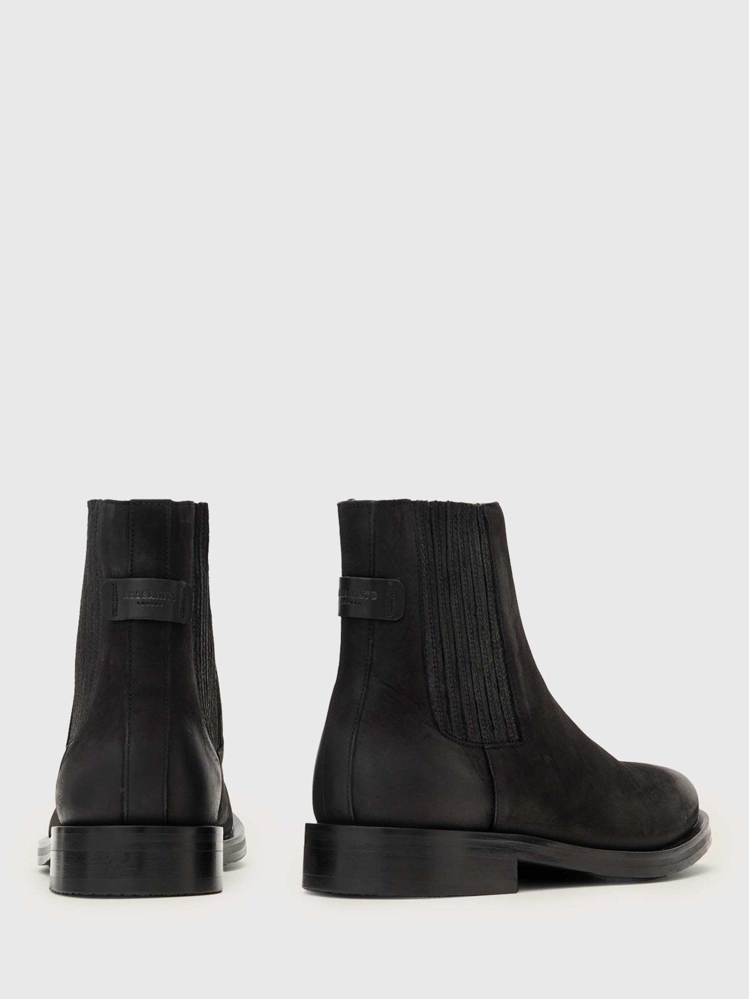 Product image 5 of 5, which shows AllSaints Bloom Leather Chelsea Boots, Black, EU44