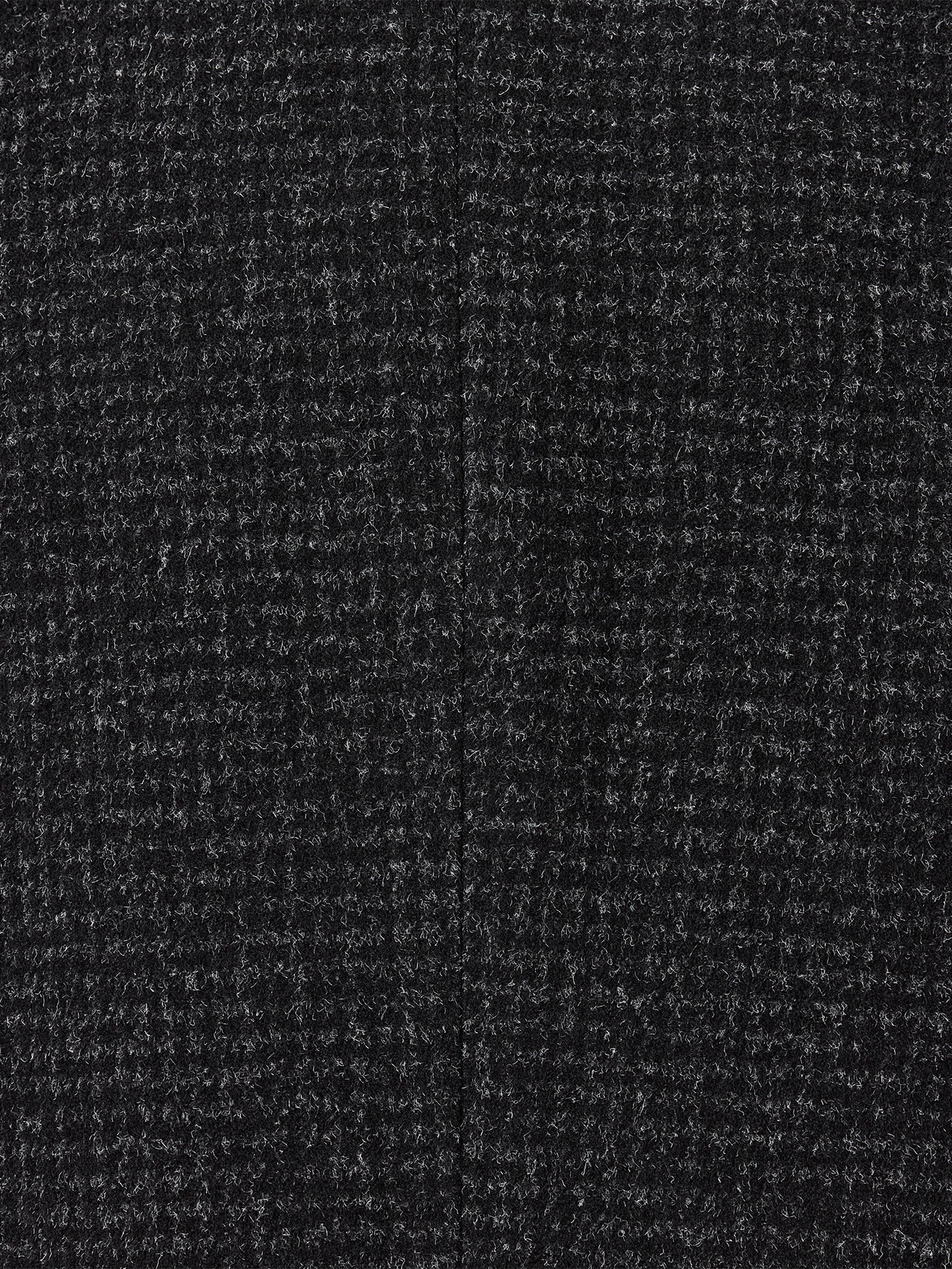 Product image 5 of 10, which shows AllSaints Caspian Wool Blend Coat, Cinder Black Marl, 34R