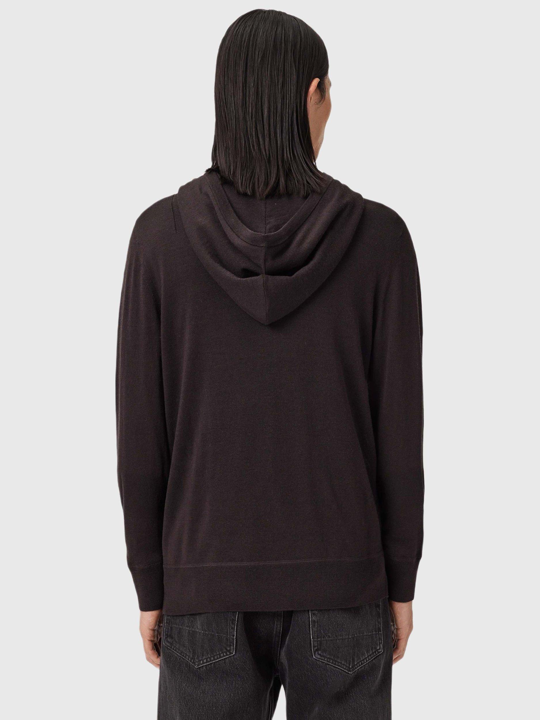 Product image 2 of 7, which shows AllSaints Mode Wool Hooded Jumper, Mid Brown, L
