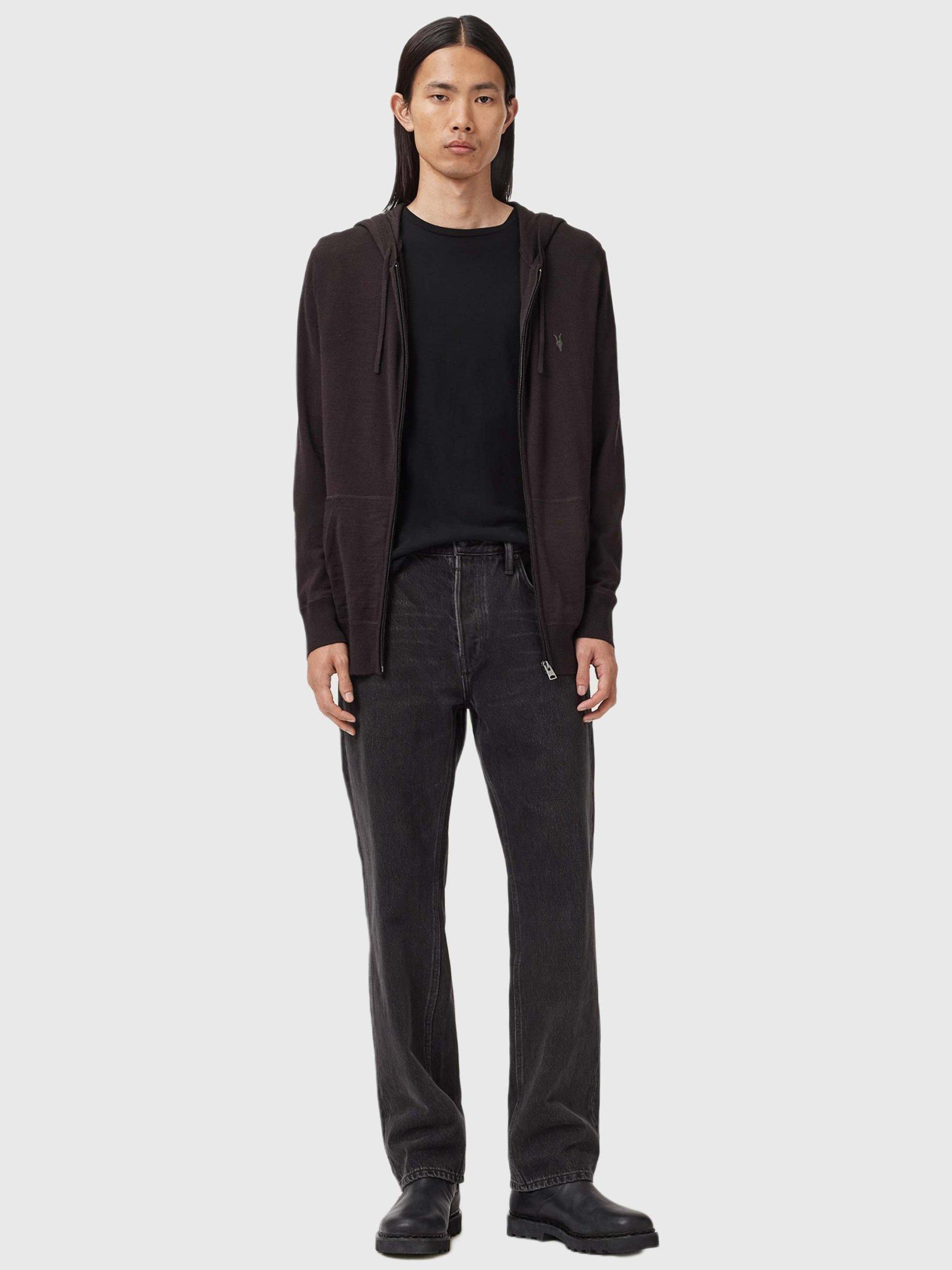 Product image 3 of 7, which shows AllSaints Mode Wool Hooded Jumper, Mid Brown, L