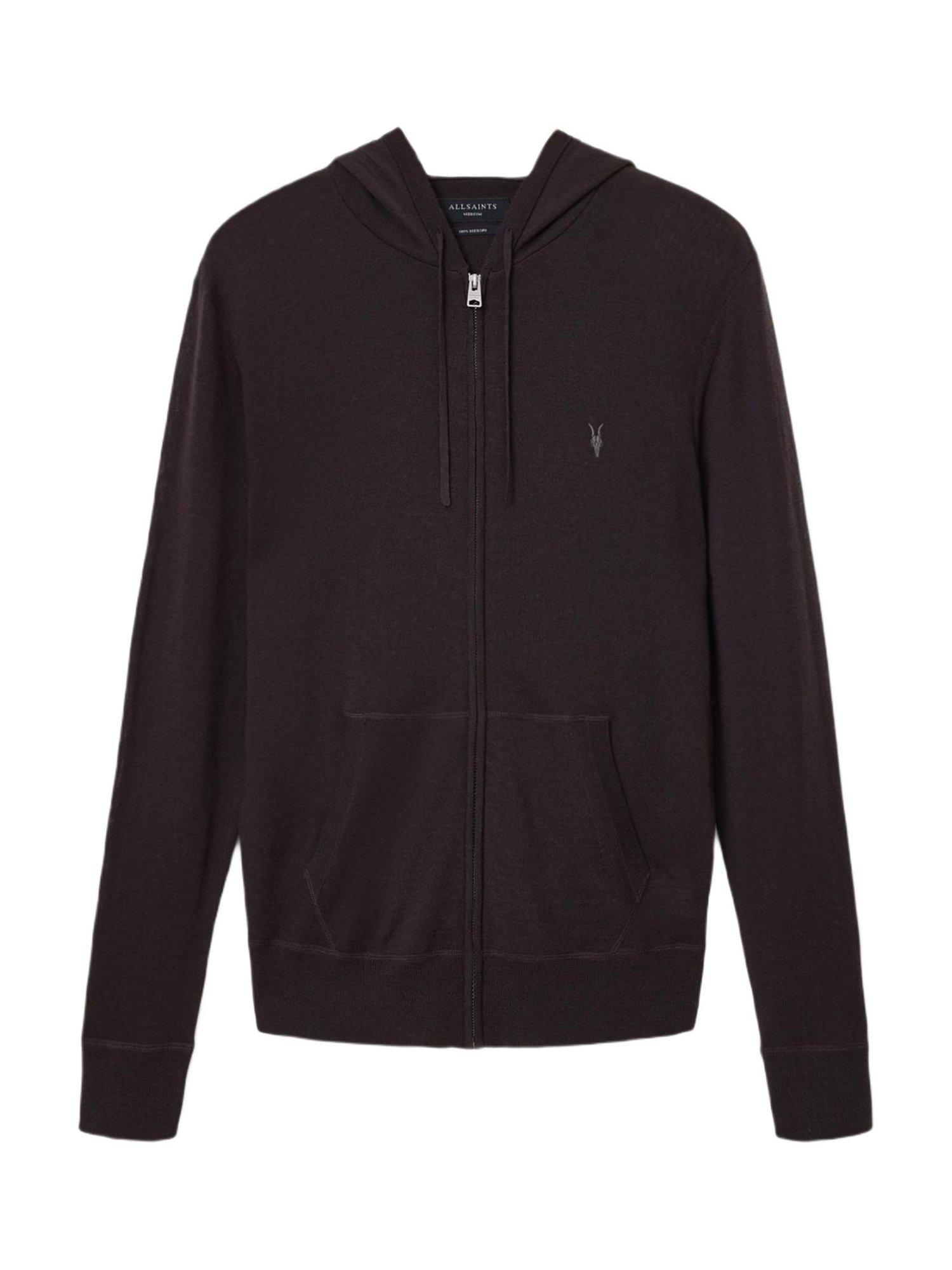 Product image 4 of 7, which shows AllSaints Mode Wool Hooded Jumper, Mid Brown, L