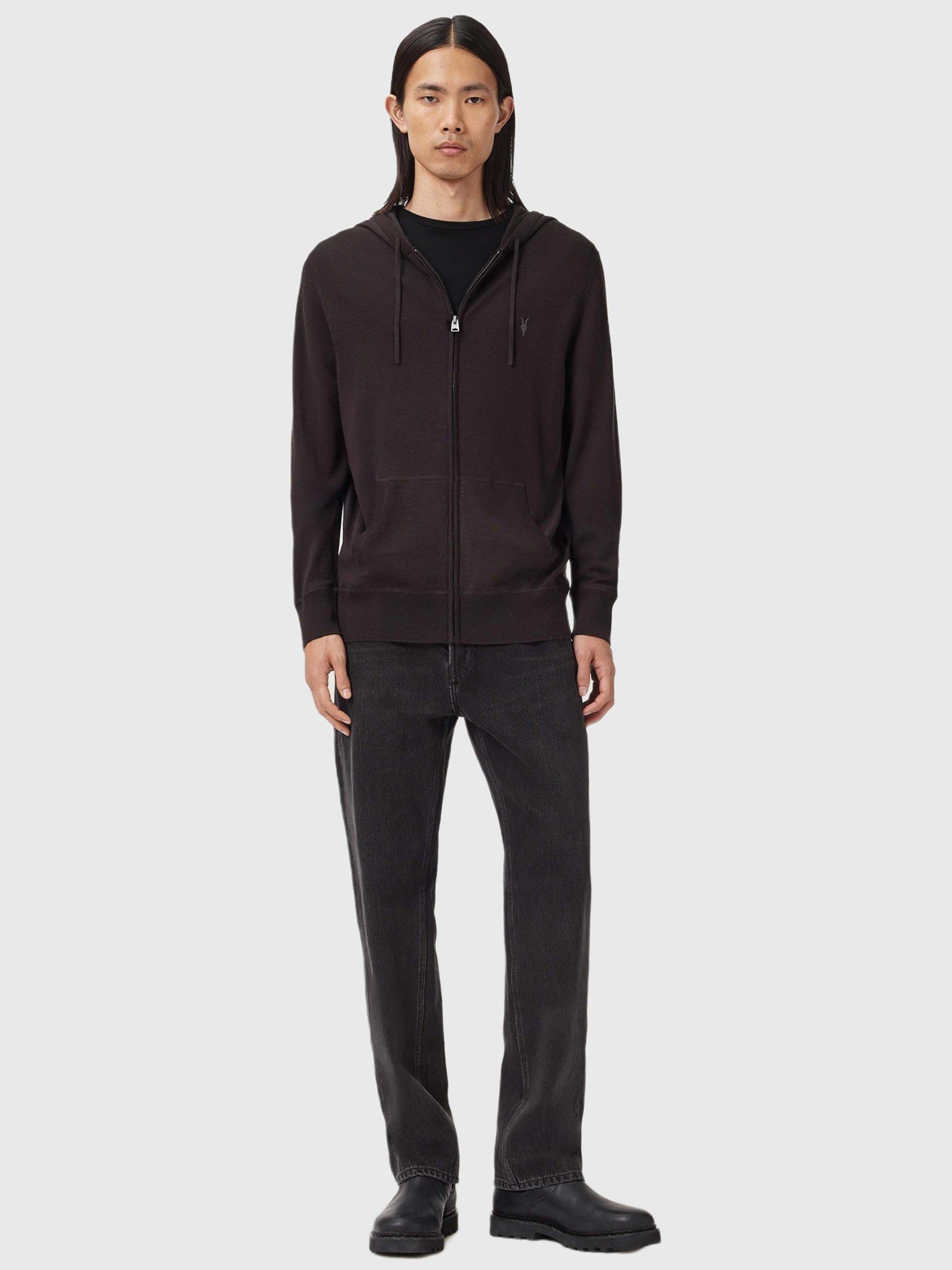 Product image 6 of 7, which shows AllSaints Mode Wool Hooded Jumper, Mid Brown, L