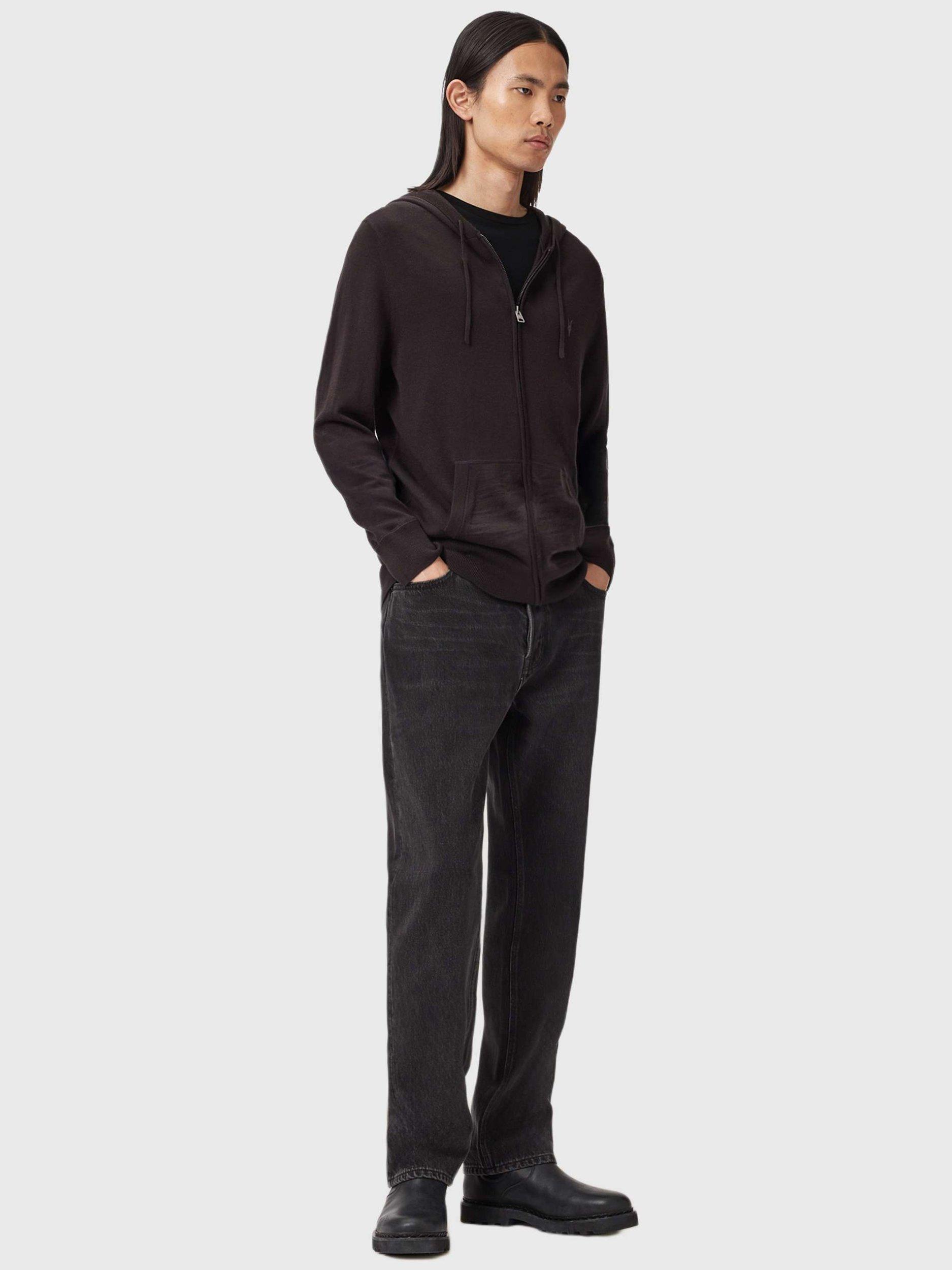 Product image 7 of 7, which shows AllSaints Mode Wool Hooded Jumper, Mid Brown, L