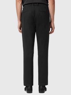 AllSaints Beckley Slim Fit Cotton Blend Chinos - view 2, Black
