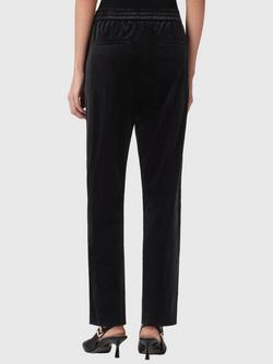 AllSaints Aleida Velvet Trousers, Blacks - view 2, Black