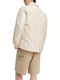 Bosideng Collared Down Jacket - view 2, Ivory