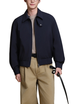 Bosideng Barn Cropped Down Jacket, Dark Navy Blue, Dark Navy Blue