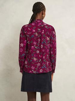 Hobbs Carissa Paisley Floral Shirt, Red/Multi - view 2, Red/Multi