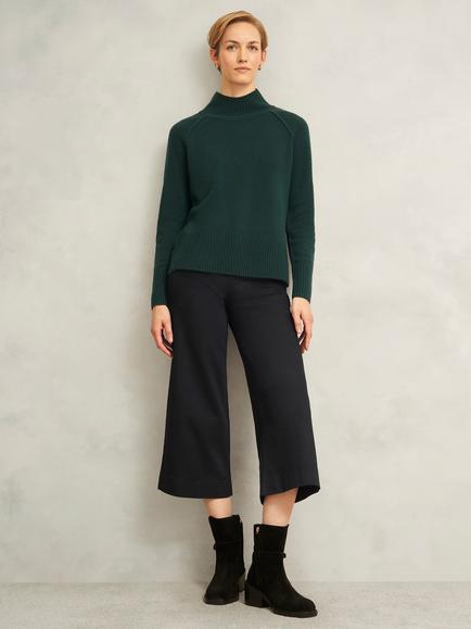 Hobbs Brinley Cropped Jeans, Black, Black