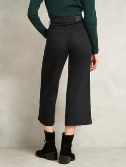 Hobbs Brinley Cropped Jeans, Black - view 2, Black