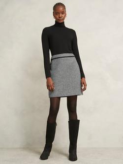 Hobbs Dolly Wool Check Mini Skirt, Multi