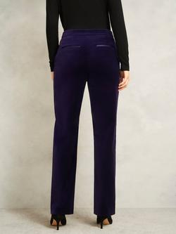 Hobbs Heather Velvet Trouser - view 2, Purple
