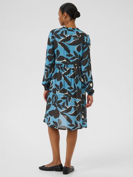 KAFFE Lisette Amber Midi Dress - view 2, Blue/Multi