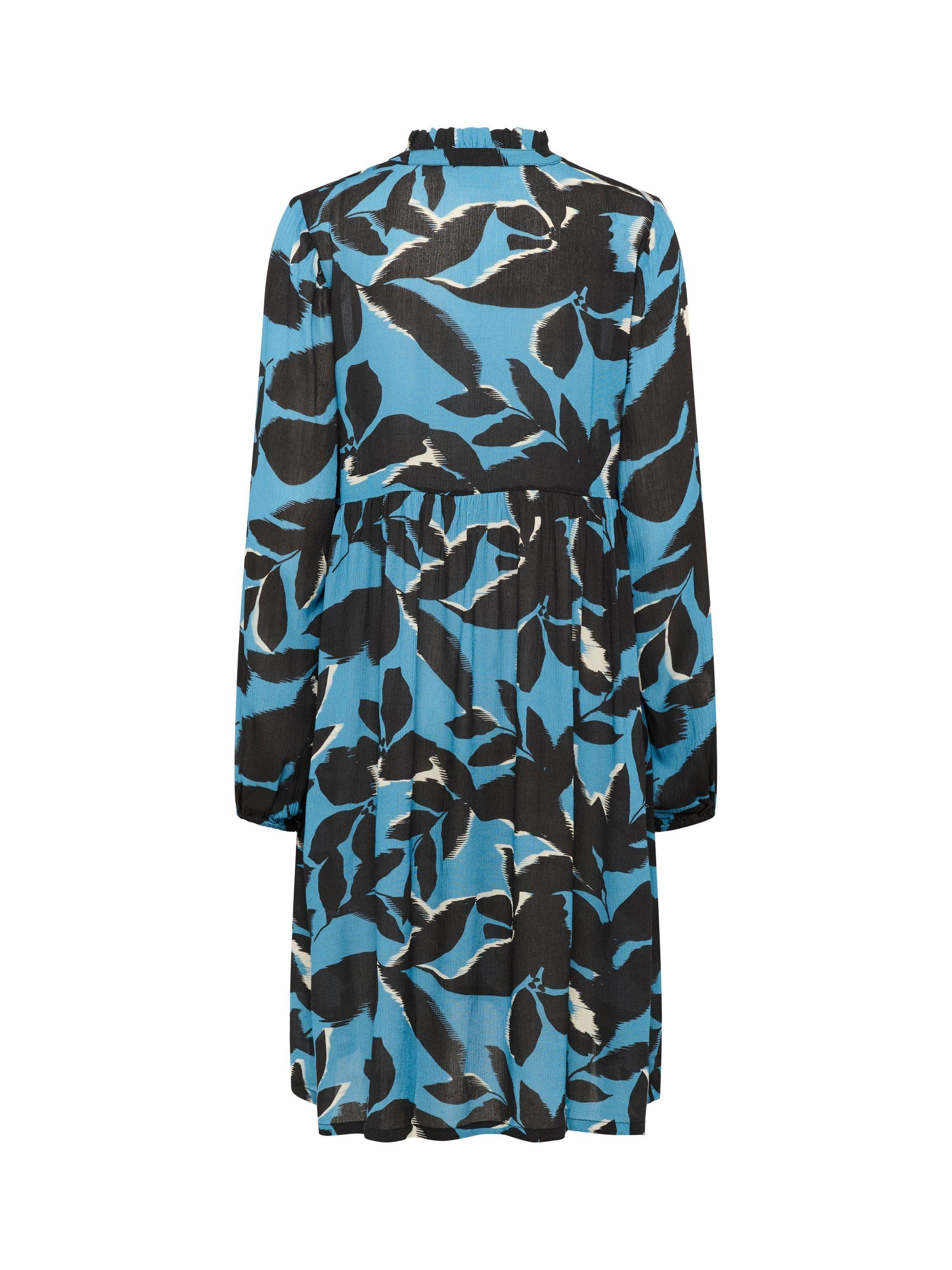Product image 6 of 6, which shows KAFFE Lisette Amber Midi Dress, Blue/Multi, 8
