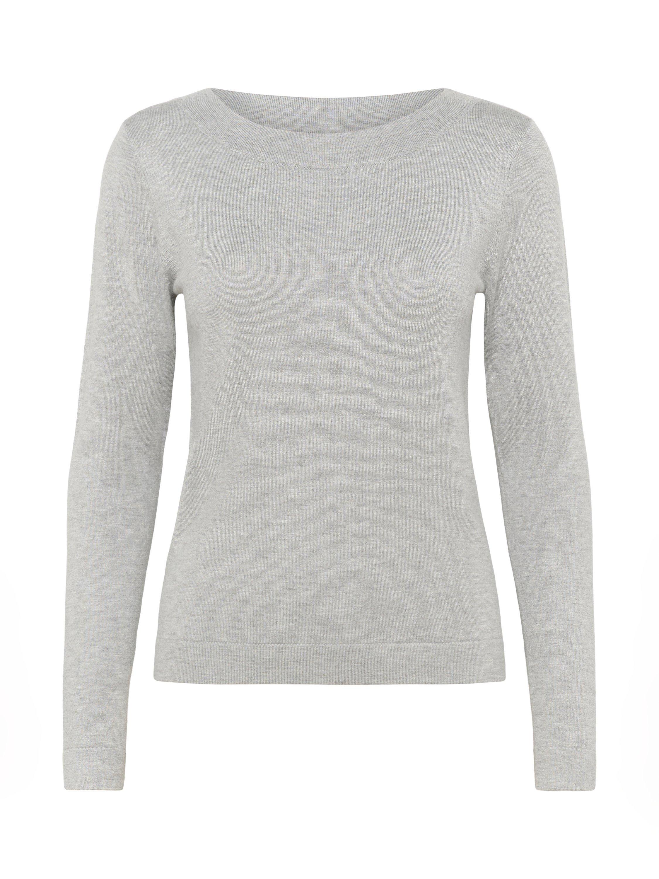 Product image 5 of 6, which shows KAFFE Lizza Long Sleeve Jumper, Mid Grey, XS