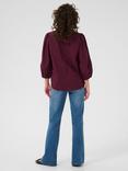 KAFFE KAenya V Neck Cotton Blouse