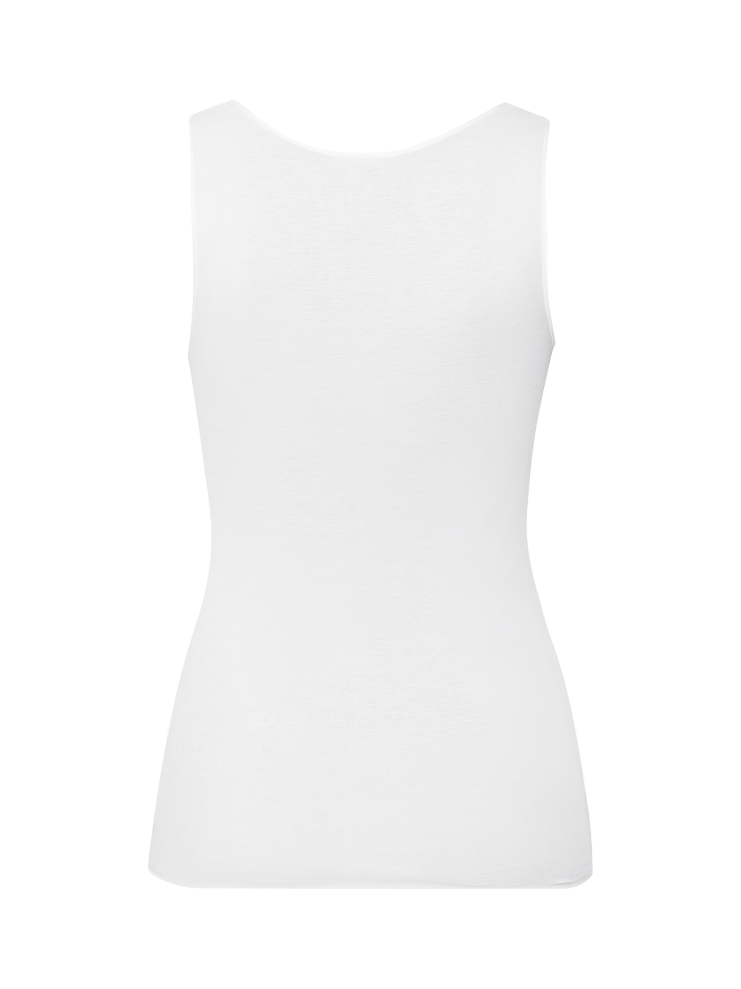 Product image 5 of 6, which shows Hanro Kalea Sleeveless Top, Off White, XS