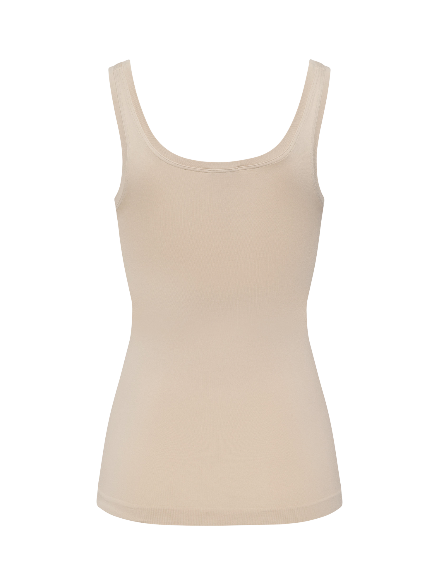 Product image 5 of 6, which shows Hanro Touch Feeling Tank Top, Coffee Quartz, XS