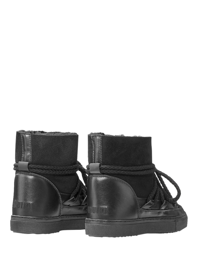 Product image 4 of 6, which shows INUIKII Classic Leather Blend Trainer Boots, Black, EU37