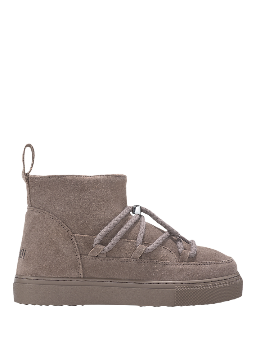 Product image 1 of 2, which shows INUIKII Classic Low Suede Trainer Boots, Taupe, EU37