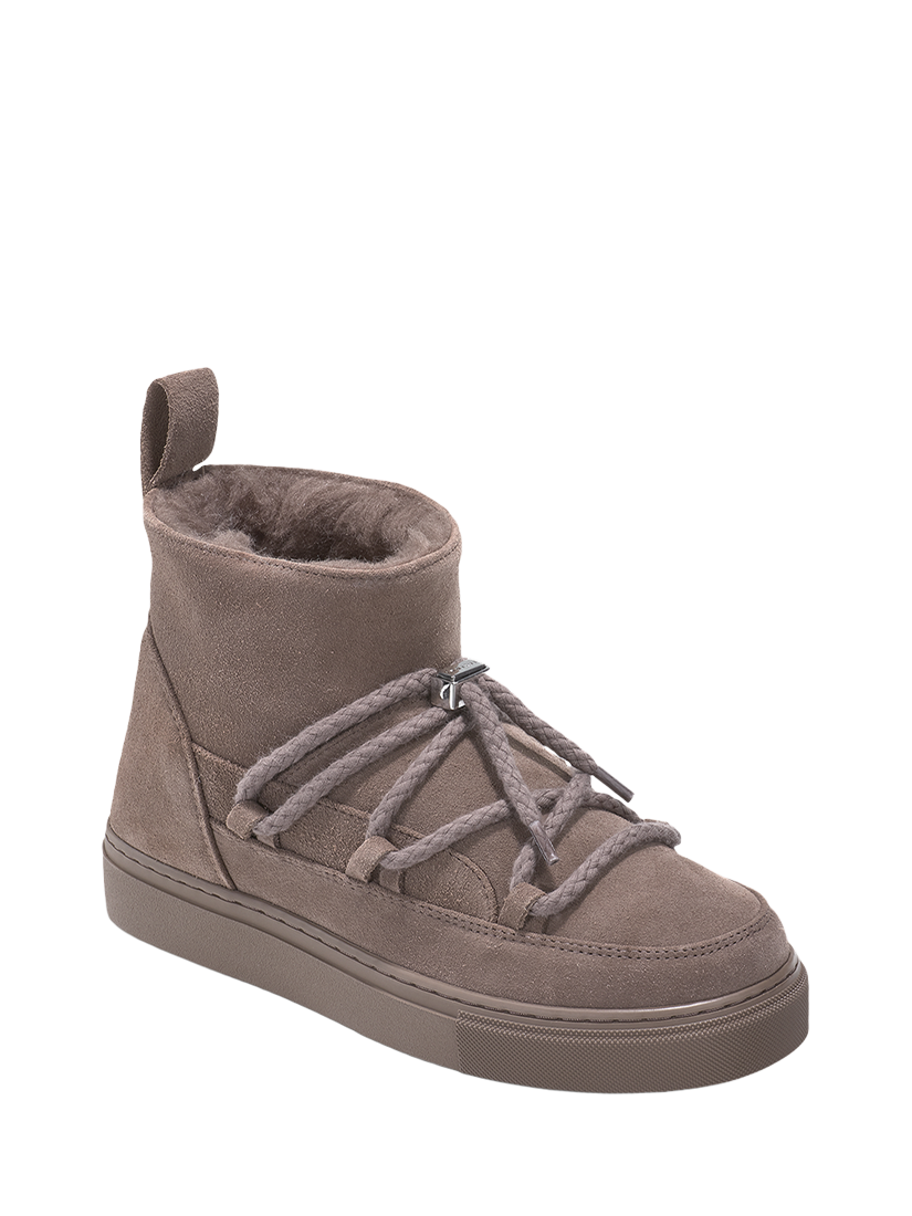 Product image 2 of 2, which shows INUIKII Classic Low Suede Trainer Boots, Taupe, EU37
