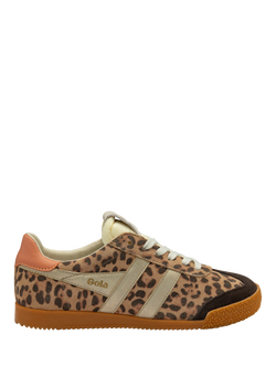 Gola Elan Suede Trainers, Brown/Mocha, Brown/Mocha