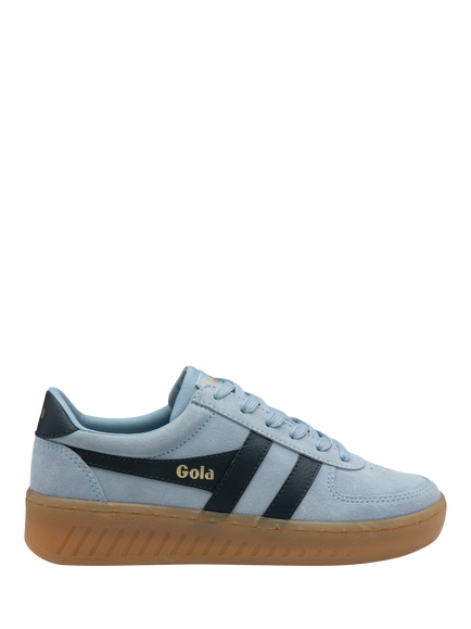 Gola Grandslam Suede Trainers, Air/Navy/Gum, Air/Navy/Gum