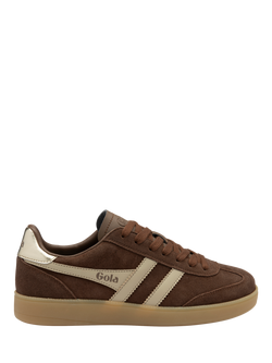 Gola Classics Women's Viper Suede Trainers, Dark Brown/Bone, Dark Brown/Bone
