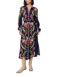 Raishma Remy Floral Shirt Dress, Navy/Multi