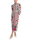 Raishma Valentina Floral Midi Dress, White