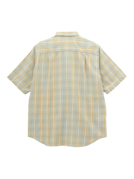 Gramicci Cotton Regular Fit Ombre Check Shirt, Mustard - view 2, Mustard