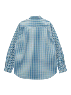 Gramicci Millwood Cotton Regular Fit Check Shirt, Blue - view 2, Blue