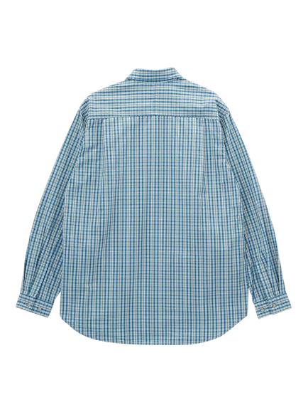 Gramicci Millwood Cotton Regular Fit Check Shirt, Blue - view 2, Blue