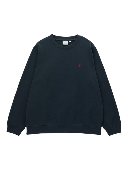 Gramicci One Point Cotton Blend Sweatshirt, Vintage Black, Vintage Black