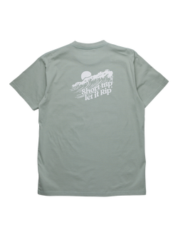 KAVU Cotton Let it Rip Graphic T-Shirt, Mystic Lake, Mystic Lake