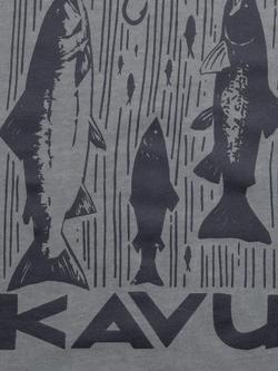 KAVU Cotton Salmon T-Shirt, Moonless Night - view 2, Moonless Night