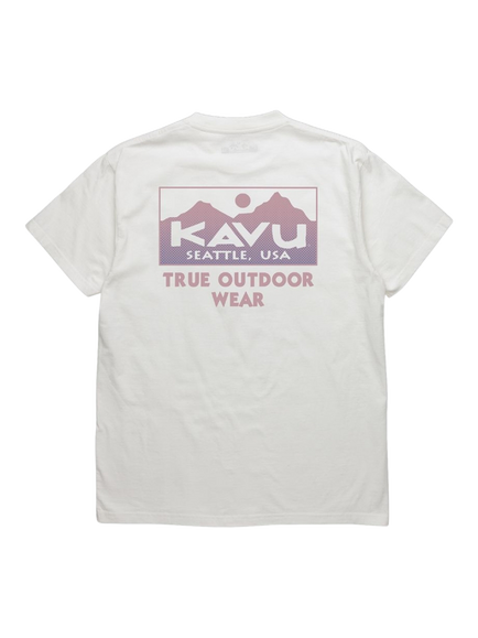 KAVU Cotton True Grade Graphic T-Shirt, Off White, Off White