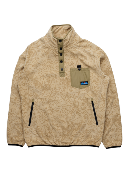 KAVU Teannaway Fleece, Terrain Topo, Terrain Topo