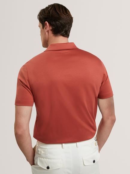 Ted Baker Soft Short Sleeve Polo Shirt, Red - view 2, Red