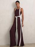 Reiss Salma Colour Block Jumpsuit