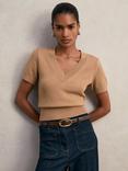 Reiss Valerie V-Neck Knit Top