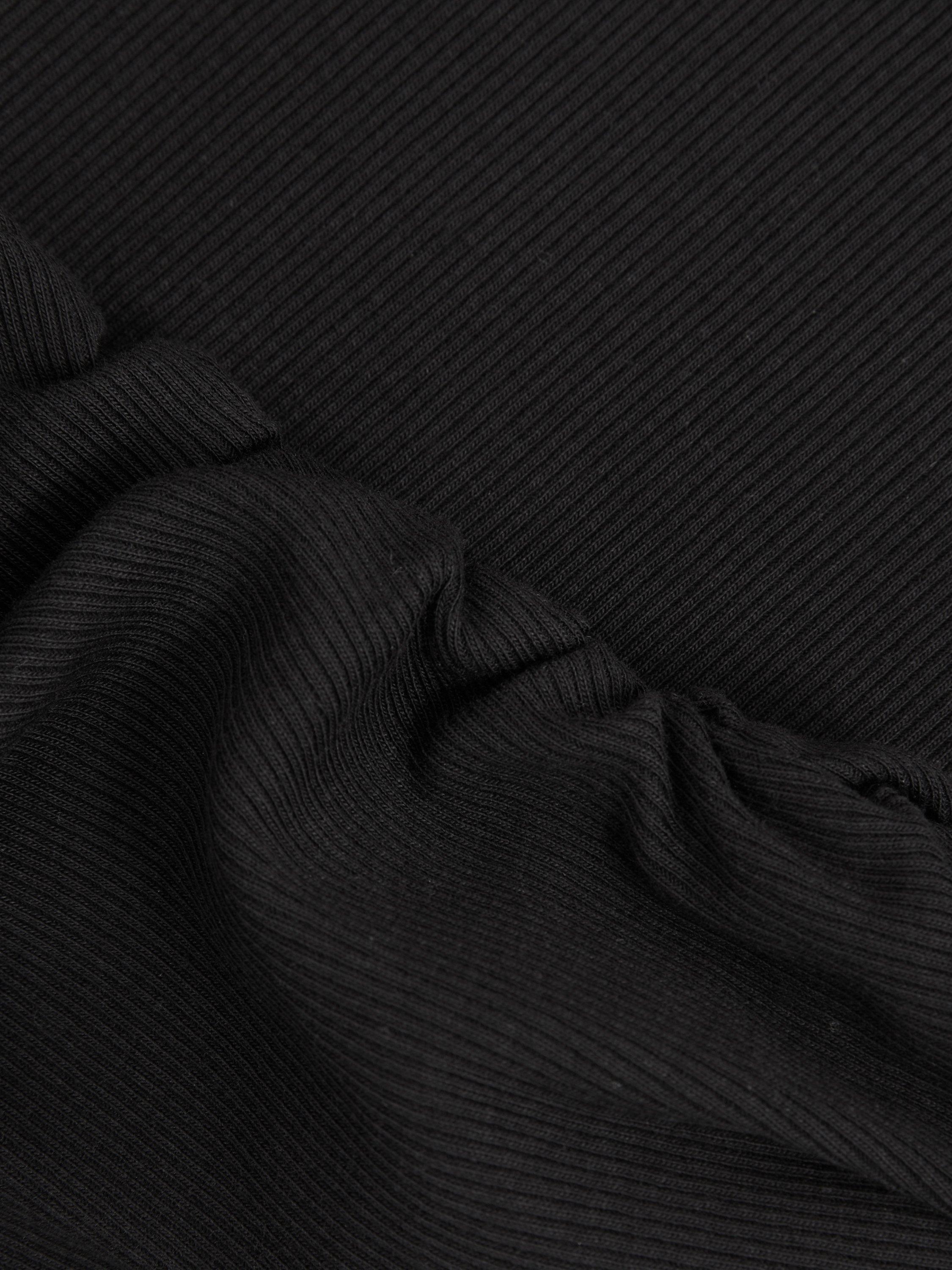 Product image 2 of 5, which shows Reiss Trudy Ruched Sleeveless Top, Black, XS