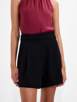 French Connection Harry Tailored Shorts, Black, Black