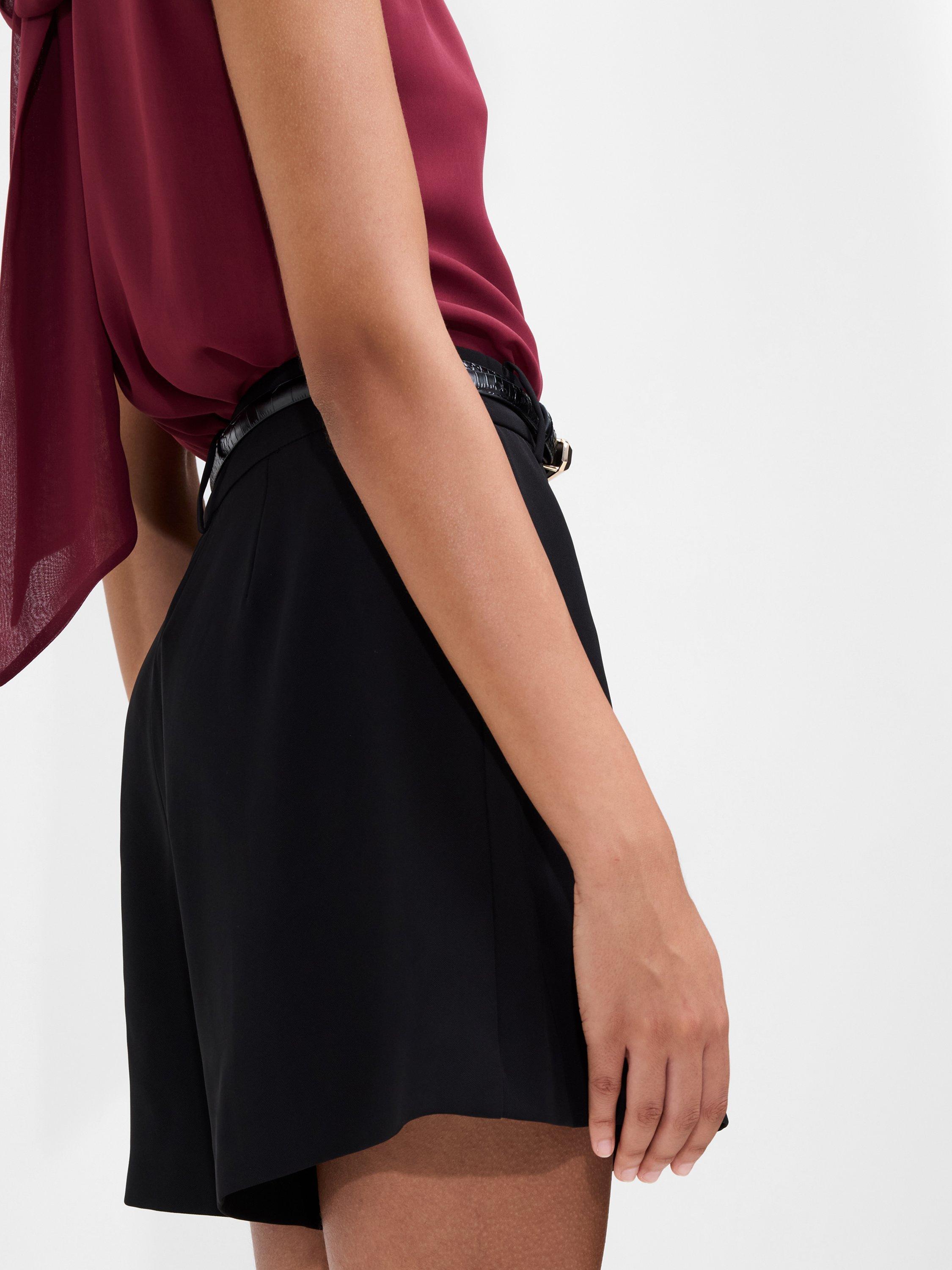 Product image 2 of 5, which shows French Connection Harry Tailored Shorts, Black, 8