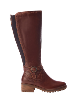 Moda in Pelle Hesdin Leather Knee High Boots, Tan