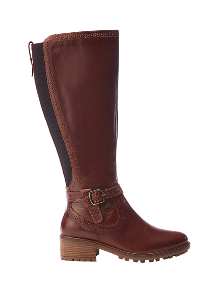 Moda in Pelle Hesdin Leather Knee High Boots, Tan